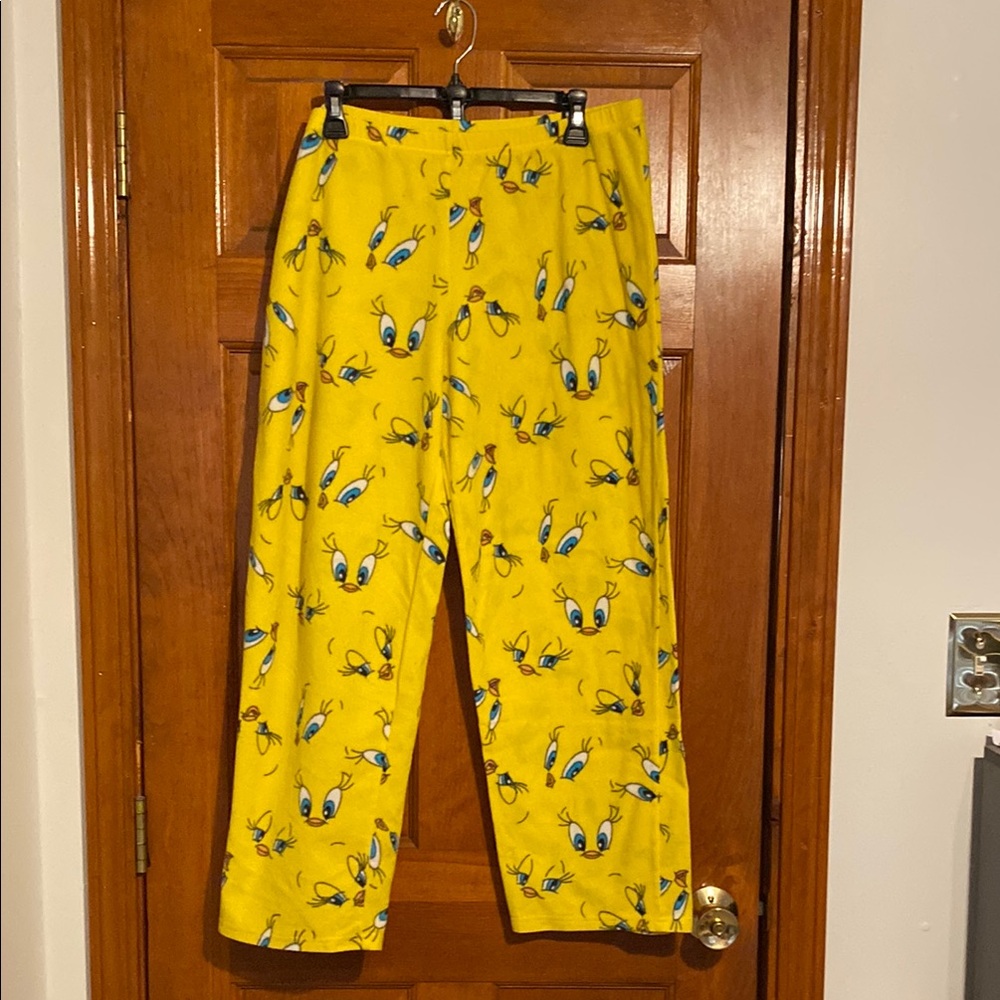 Warner Bros. Yellow Tweety Bird Pajama Pants